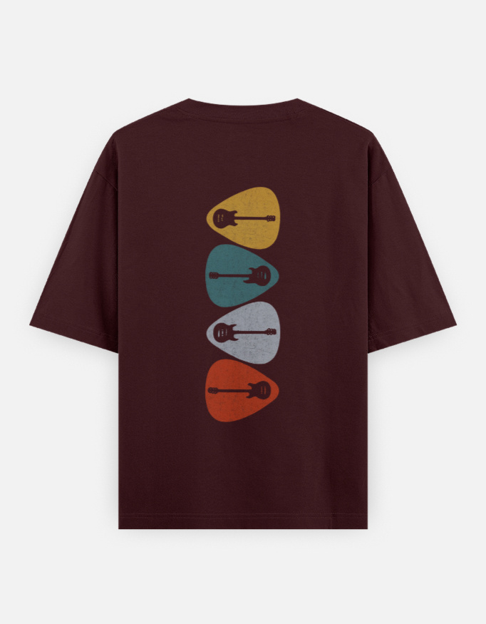 Classic Bass Guitar Oversized T-Shirt - Image 2
