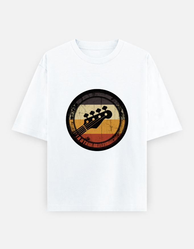 Classic Bass Guitar Oversized T-Shirt