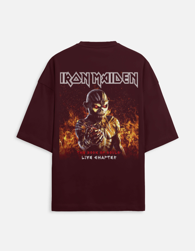 Iron Maiden Premium Terry Oversized Tee - Image 4