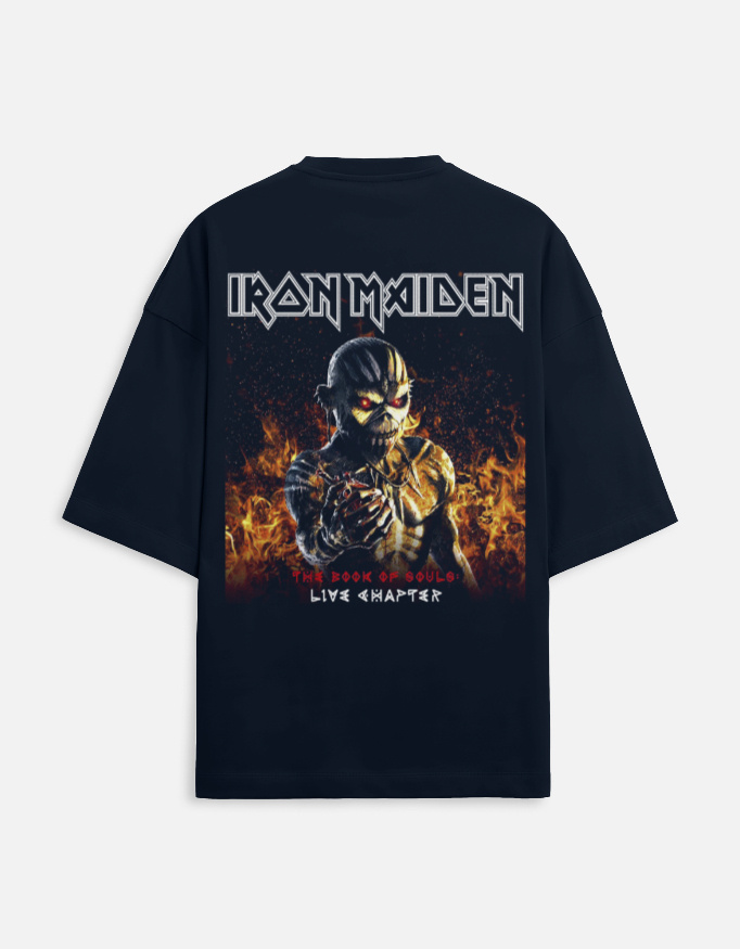 Iron Maiden Premium Terry Oversized Tee - Image 2