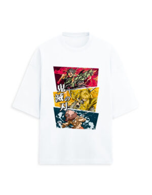 Demon Slayer Terry Oversized Tee: Breath of Comfort