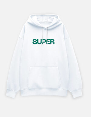 SUPER Heavyweight Oversized Hoodie with Puff Print