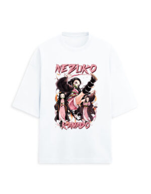 Demon Slayer Terry Oversized Tee: Breath of Comfort