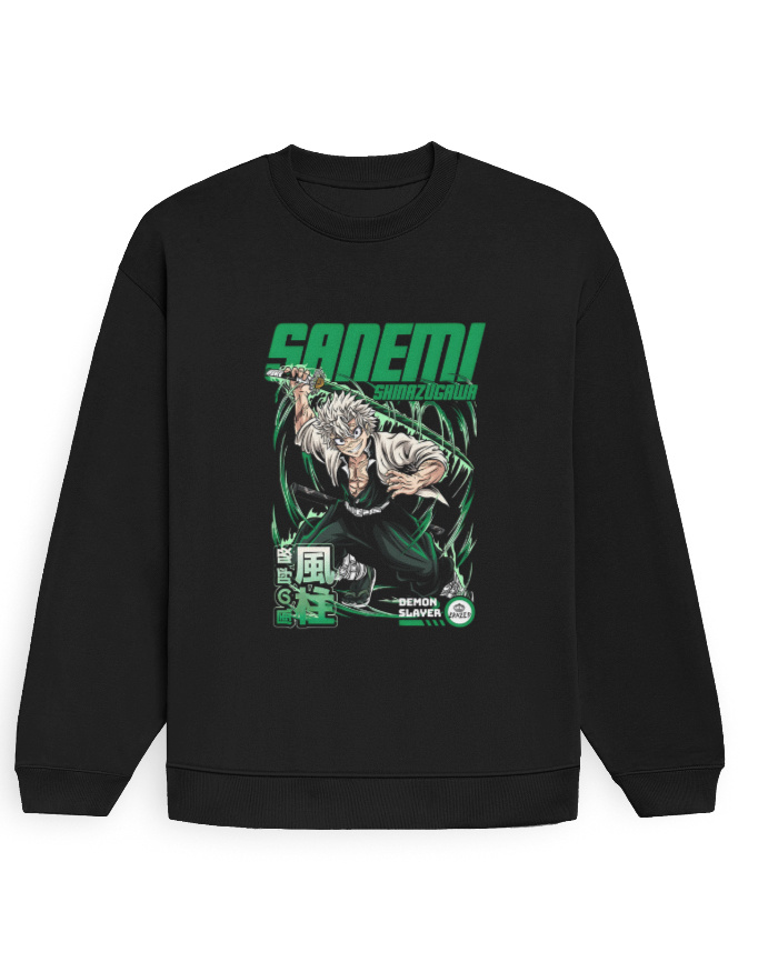 Demon Slayer Heavyweight Oversized Sweatshirt - Image 4