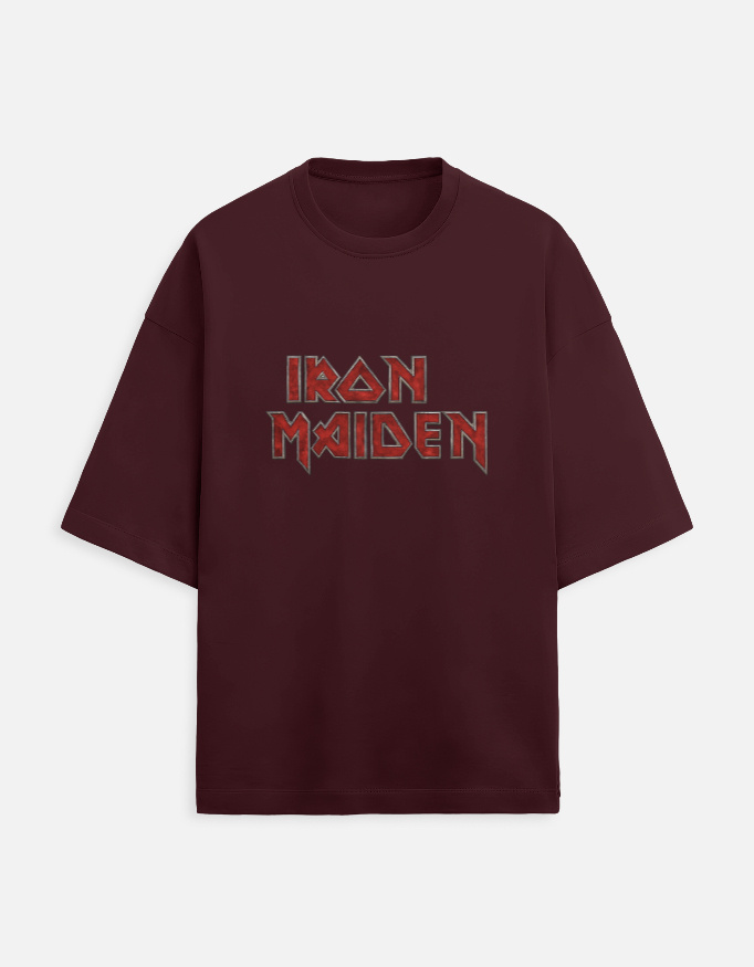 Iron Maiden Premium Terry Oversized Tee - Image 5