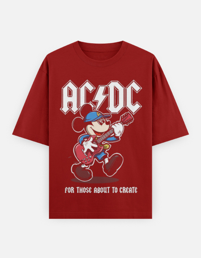 ACDC Terry Oversized Tee - Image 3