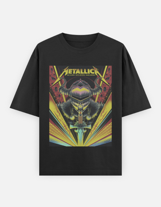 Metallica Terry Drop-Shoulder Tee - Image 2