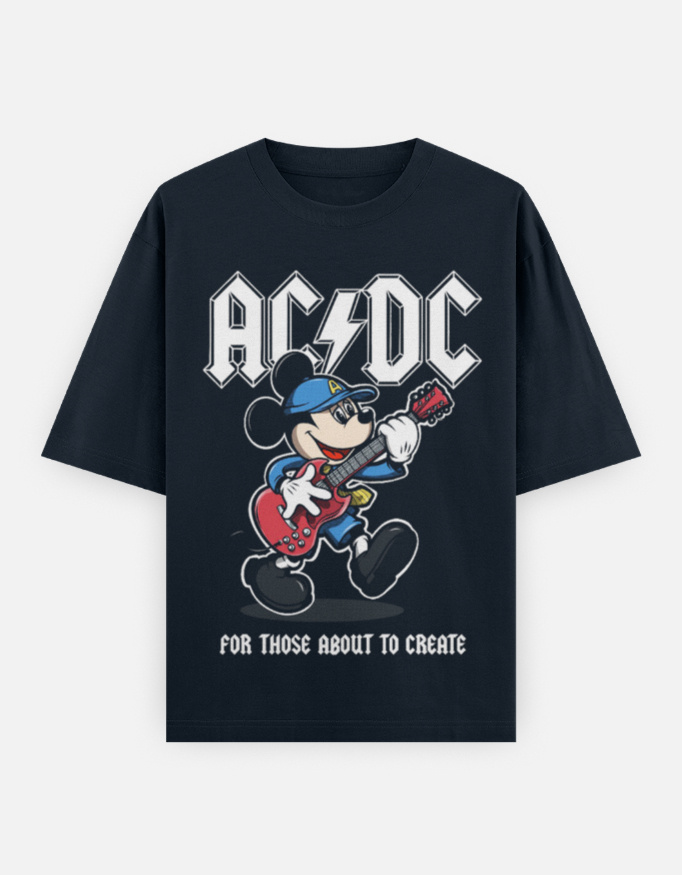 ACDC Terry Oversized Tee - Image 5