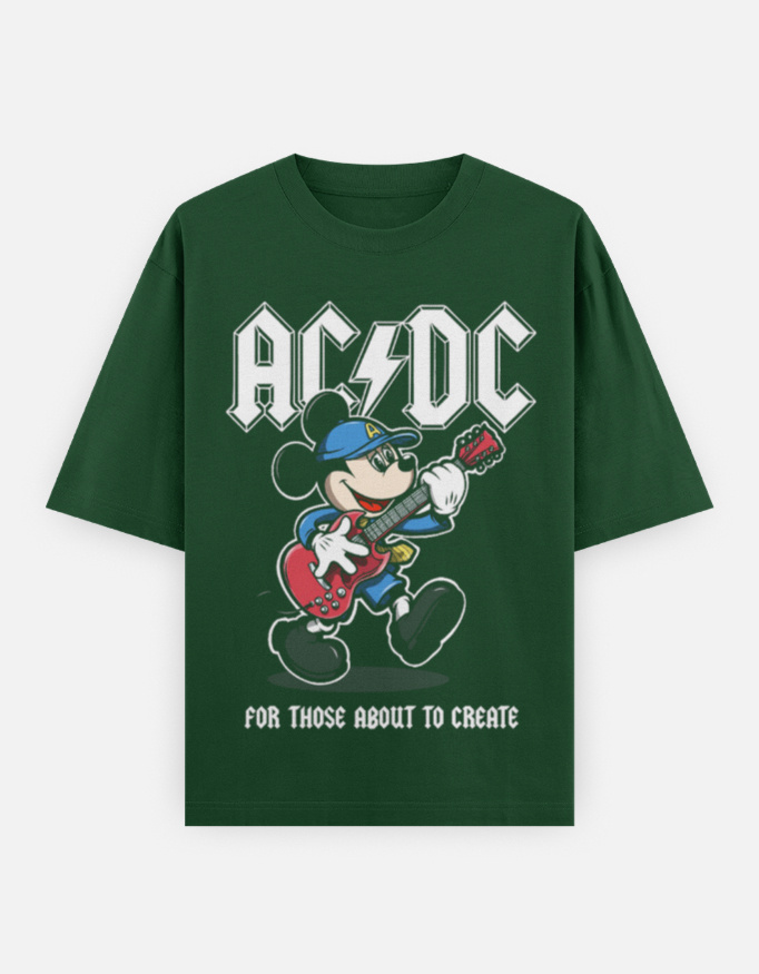 ACDC Terry Oversized Tee - Image 2